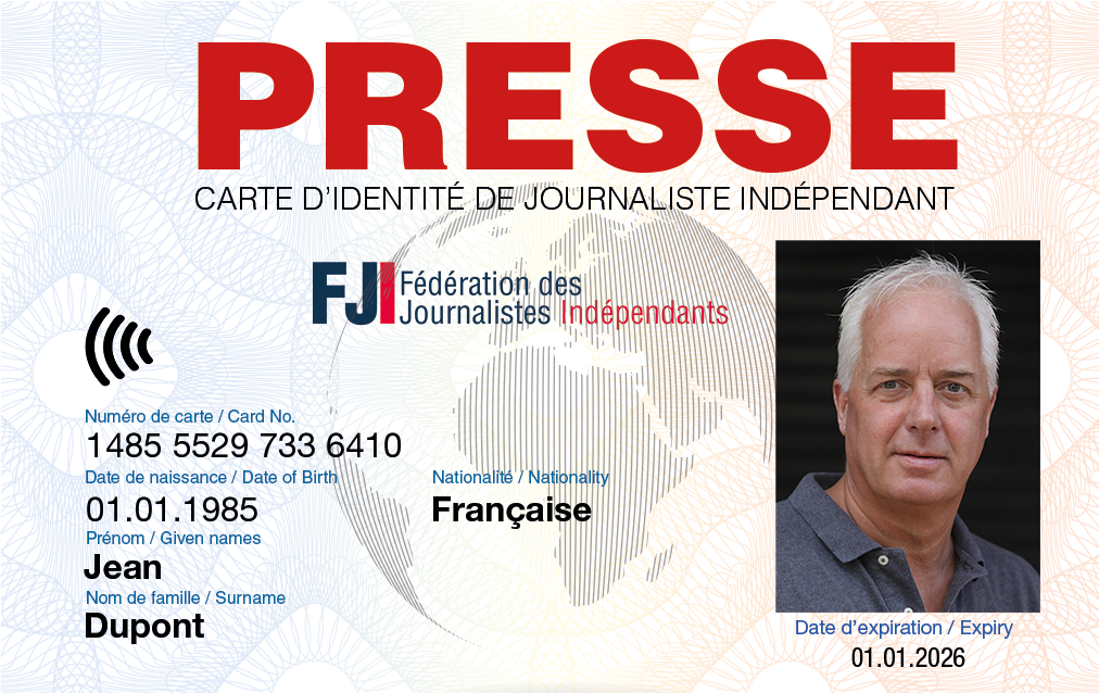 carte de presse